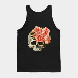 skull flower vintage illustration Tank Top